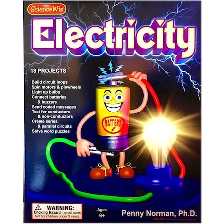 Science Wiz Science Wiz Games/Science STEM Learning Electricity Kit 1 pk 7800